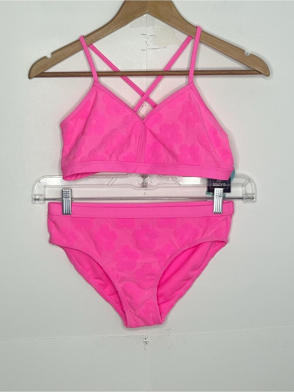 Breaking Waves Girls Bikini Set Size 16